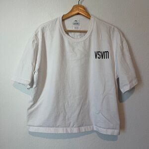 Visvim Peerless Tokyo White Short Sleeve Jumbo T-Shirt Size 2/Medium